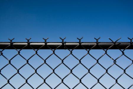 Chain link fence