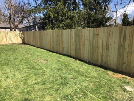 Standard privacy fence in royal oak mi