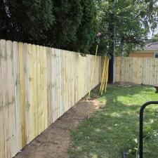 6ft tall standard pressure treated pine privacy fence 002