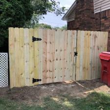 6ft tall standard pressure treated pine privacy fence 003
