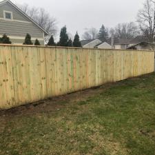 Custom Flat-Top Wooden Fence in Rochester, MI