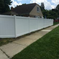 Oak Park PVC Privacy Fence