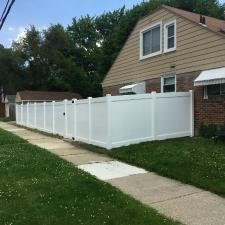 Oak park pvc privacy fence2