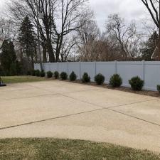 Pvc fence build