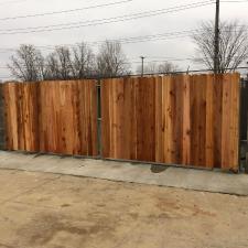 Rochester hills fencing company dumpster gates 2