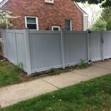 Royal Oak Grey PVC Privacy Fence