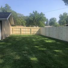 Wood privacy fence in royal oak mi 002