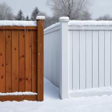 Wood vs. Vinyl in Michigan Winters: Which Fence Actually Lasts Longer?
