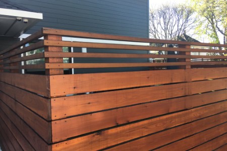 Wood fence 10